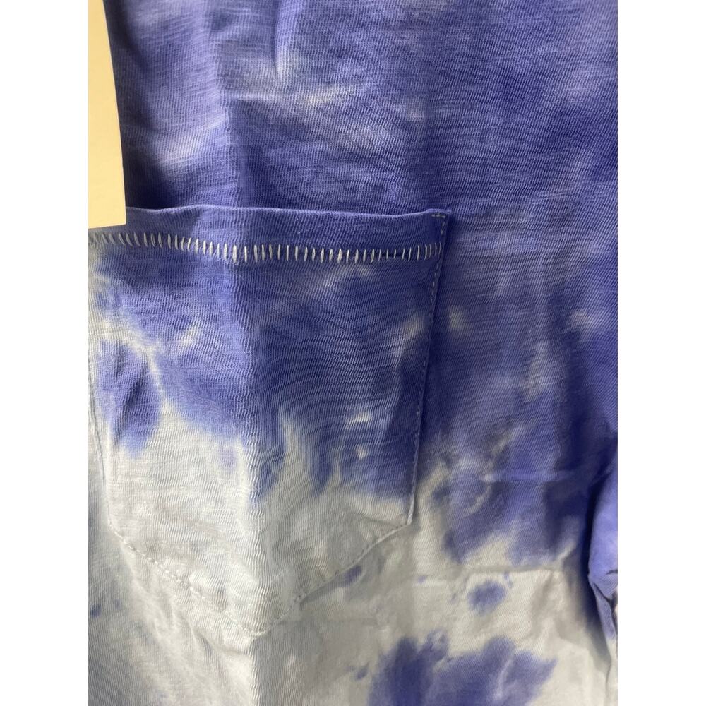 Universal Threads Co Tie-Dye Short Sleeve Crop Top Size Small Color winter blue - Picture 2 of 6
